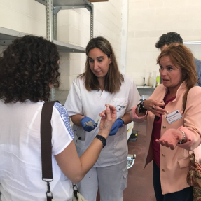 3ª visita seguimiento/3rd visit monitoring - Prototipo 1/Prototype 1 - CTAEX 10 May 2018