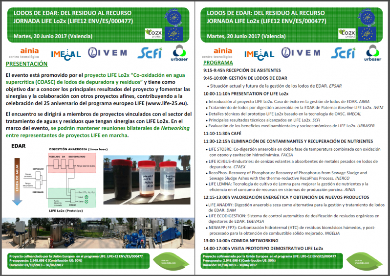 Programa JOrnada Life LO2X