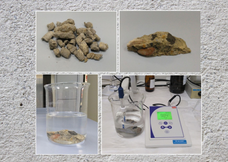 Ensayos de conformidad de lixiviación del hormigón con las cenizas volantes agregadas de biomasa /Conformity tests of leaching on concrete with added biomass fly ash